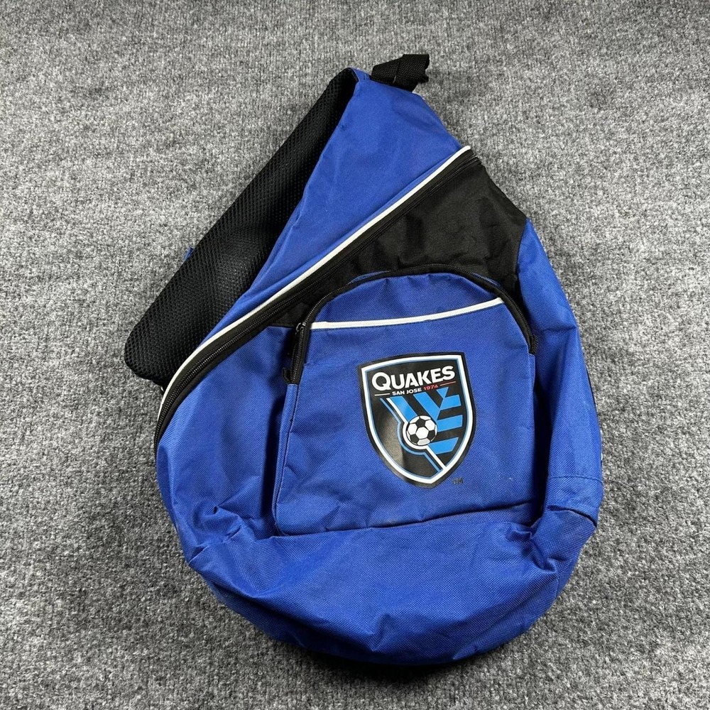 San Jose Earthquakes MLS Sling Backpack Blue 2015 Avaya Stadium Inaugural Season
